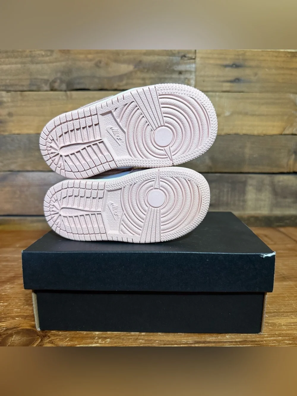 TODDLERS Size 6 Jordan 1 Mid SE High Washed Pink and White